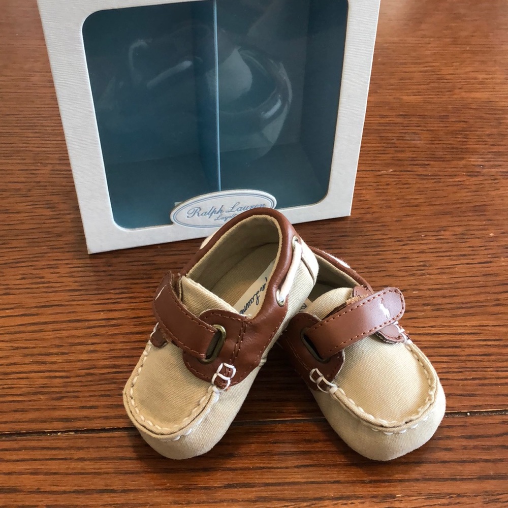 Ralph Lauren layette baby loafers size 2